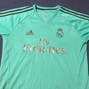 Adidas Kids Real Madrid Teal Jersey